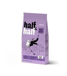 Сухий корм для собак середніх порід Half&Half з яловичиною, 12 кг