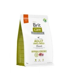 Сухий корм для собак дрібних порід Brit Care Dog Hypoallergenic Adult з ягням, 3 кг