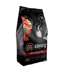 Сухий корм для собак дрібних порід Savory Small Breed зі свіжим ягням та індичкою, 1 кг