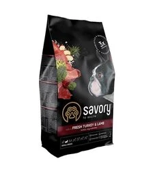 Сухий корм для собак дрібних порід Savory Small Breed зі свіжим ягням та індичкою, 3 кг