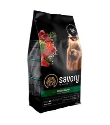 Сухий корм для вибагливих собак дрібних порід Savory Small Breeds зі свіжим ягням, 1 кг
