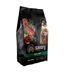 Сухий корм для вибагливих собак дрібних порід Savory Small Breeds зі свіжим ягням, 8 кг
