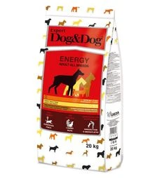 Сухой корм для взрослых энергичных собак GHEDA D&Dog Expert Energy с курицей, 20 кг
