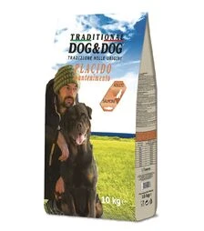 Сухой корм для взрослых собак GHEDA D&Dog Traditional Placido Mantenimento с лососем, 20 кг