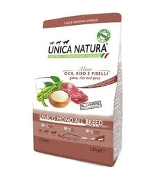 Сухий корм для собак великих порід GHEDA Unica Natura Unico Maxi з качкою, рисом та картоплею, 12 кг