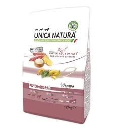 Сухий корм для собак великих порід GHEDA Unica Natura Unico Maxi з ягням, рисом та бобами, 12 кг