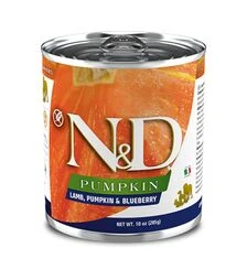 Беззерновий вологий корм для собак Farmina N&D Pumpkin з гарбузом, ягням та чорницею, 285 г