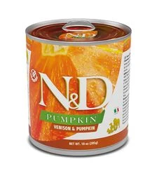 Беззерновий вологий корм для собак Farmina N&D Pumpkin з олениною та гарбузом, 285 г