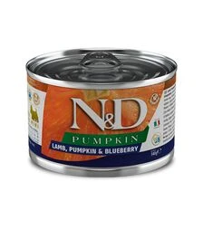 Беззерновой влажный корм для собак Farmina N&D Pumpkin с тыквой, ягненком и черникой, 140 г