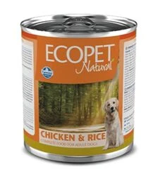Вологий корм для собак Farmina Ecopet Natural з куркою та рисом, 300 г
