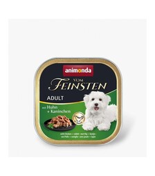 Беззерновой влажный корм для собак Animonda Vom Feinsten Adult с курицей и кроликом, 150 г