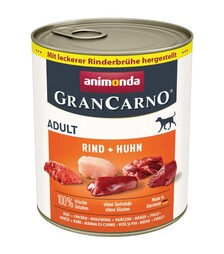 Беззерновой влажный корм для собак Animonda GranCarno Adult с говядиной и курицей, 800 г