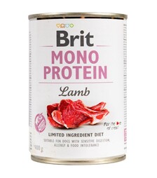 Влажный корм для собак Brit Mono Protein с ягненком, 400 г