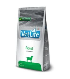 Лечебный сухой корм для собак Farmina Vet Life Renal для поддержания функции почек, 2 кг