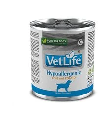 Лікувальний вологий корм для собак Farmina Vet Life Hypoallergenic при харчовій алергії, з рибою та картоплею, 300 г