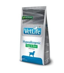 Лечебный сухой корм для собак Farmina Vet Life Hypoallergenic при пищевой аллергии, с яйцом и рисом, 2 кг