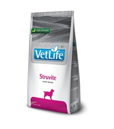 Лечебный сухой корм для собак Farmina Vet Life Struvite для растворения струвитных камней и сокращения рецидивов их образования, 2 кг