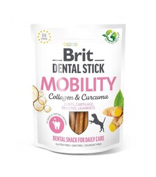 Лакомства для собак Brit Care Brit Dental Stick Mobility для мобильности суставов, с коллагеном и куркумой, 251 г