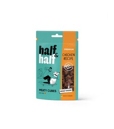 Лакомства для собак Half&Half мясные кубики с курицей, 100 г