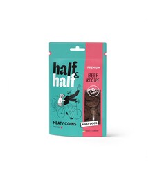 Лакомства для собак Half&Half мясные монетки с говядиной, 100 г