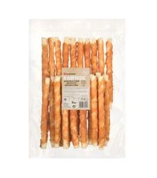 Лакомство для собак Flamingo жевательные стики, обернутые мясом курицы, 25 см, 2 кг