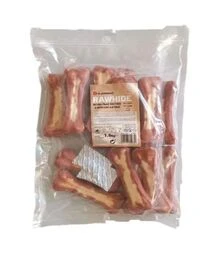 Лакомство для собак Flamingo жевательные кости, обернутые мясом утки, 15 см, 1,6 кг