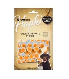 Ласощі для собак Flamingo суші з м’ясом курки та тріски, 75 г