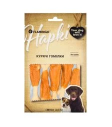 Ласощі для собак Flamingo кальциновані гомілки з м’ясом курки, 75 г