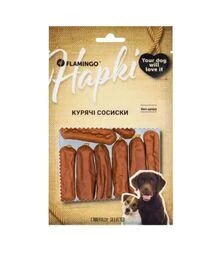 Ласощі для собак Flamingo сосиски з м’ясом курки, 75 г