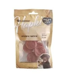 Лакомство для собак Flamingo чипсы с мясом кролика, 75 г