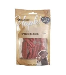 Ласощі для собак Flamingo сосиски з м’ясом кролика, 75 г