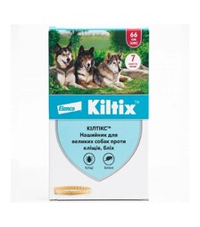 Ошейник для собак Elanco Kiltix от блох и клещей, 66 см