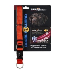 Ошейник с противопаразитарной лентой AnimAll VetLine Double Guard 25 мм, 400-500 мм, оранжевый