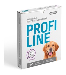 Нашийник протипаразитарний для собак великих порід ProVET ProfiLine інсектоакарицидний, фіолетовий, 70 см