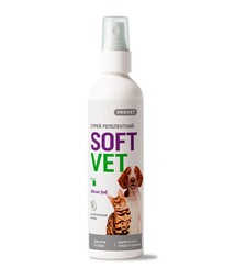 Спрей для кошек и собак ProVET SoftVet от блох и клещей, репеллентный, 250 мл