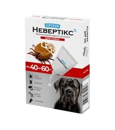 Краплі для собак Superium Невертікс від кліщів, на вагу понад 40 кг