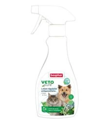 Спрей для собак и кошек Beaphar Nature Lotion от блох, клещей и комаров, натуральный, 250 мл