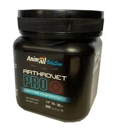 Вітаміни для середніх порід собак AnimAll VetLine Arthrovet PRO для підтримки суглобів, 200 шт