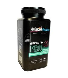 Вітаміни для великих порід собак AnimAll VetLine Growth PRO для збільшення м’язової маси, 250 шт