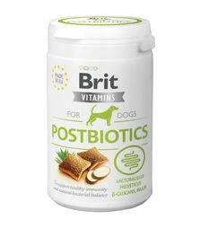 Витамины для собак Brit Care Brit Vitamins Postbiotics для нормализации пищеварения, с курицей, 150 г