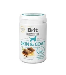 Витамины для собак Brit Care Brit Vitamins Skin and Coat для здоровья кожи и шерсти, с лососем, 150 г