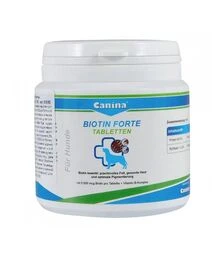 Витаминный комплекс для собак Canina Biotin Forte Tabletten для здоровья шерсти, с биотином, 30 шт
