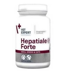 Добавки для собак средних и крупных пород и кошек VetExpert Гепатиале Форте для поддержки функции печени, 40 шт