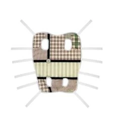 Попона послеоперационная для собак и кошек CoLLaR № 2 цветная, 32-60х48 см