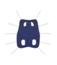 Попона послеоперационная для собак и кошек CoLLaR № 0,5 синяя, 29-44х35 см