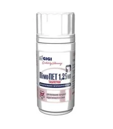 Таблетки для собак и кошек GiGi PimoPET для поддержки сердца, 1,25 мг, 100 шт