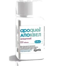 Таблетки для собак Zoetis Апоквель от зуда, 5,4 мг, 10 шт