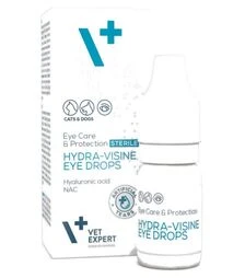 Капли глазные для собак и кошек VetExpert Hydra-Visine ежедневный уход, 7 мл