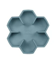 Миска для собак і котів WAUDOG Silicone для повільного харчування, сіра, 750 мл