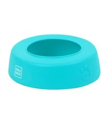 Миска-непроливайка для собак і котів WAUDOG Silicone блакитна, 750 мл